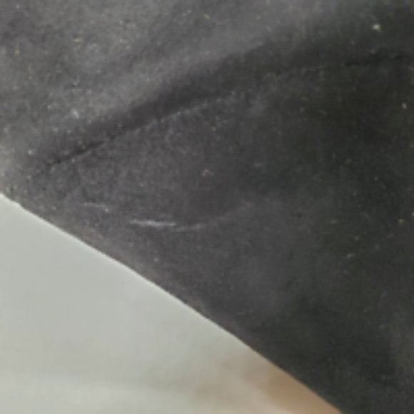 Express Womens Ankle Boots Booties Black Wedge Heels Pointed Toe Pull Ons 8 - Picture 10 of 10